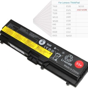 42T4799 55+ Laptop Battery for Lenovo Thinkpad L410 L412 L420 L510 L512 L520 T410 T410i T420 T510 T510i T520 W510 W520 Series Notebook 42T4969