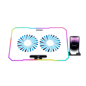 LAPTOP RGB DUAL FAN COOLING STAND | A505